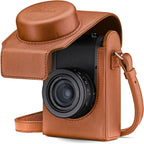 LEICA Leather Camera Case for D-LUX 8 - Cognac