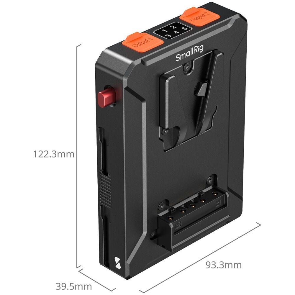 SmallRig Intelligent Power Management V-Mount Battery Adapter Plate (Basic Edition)