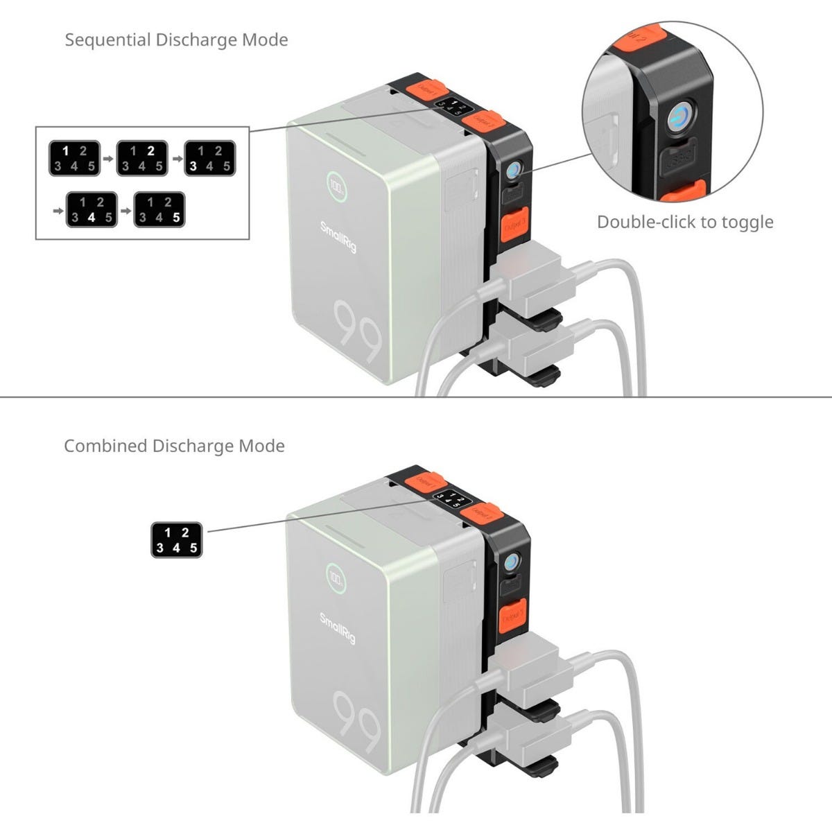 SmallRig Intelligent Power Management V-Mount Battery Adapter Plate (Basic Edition)