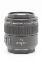 Used Panasonic Leica 45mm f2.8 DG Elmarit Macro Lens (MFT) S/N:XT5LG001133