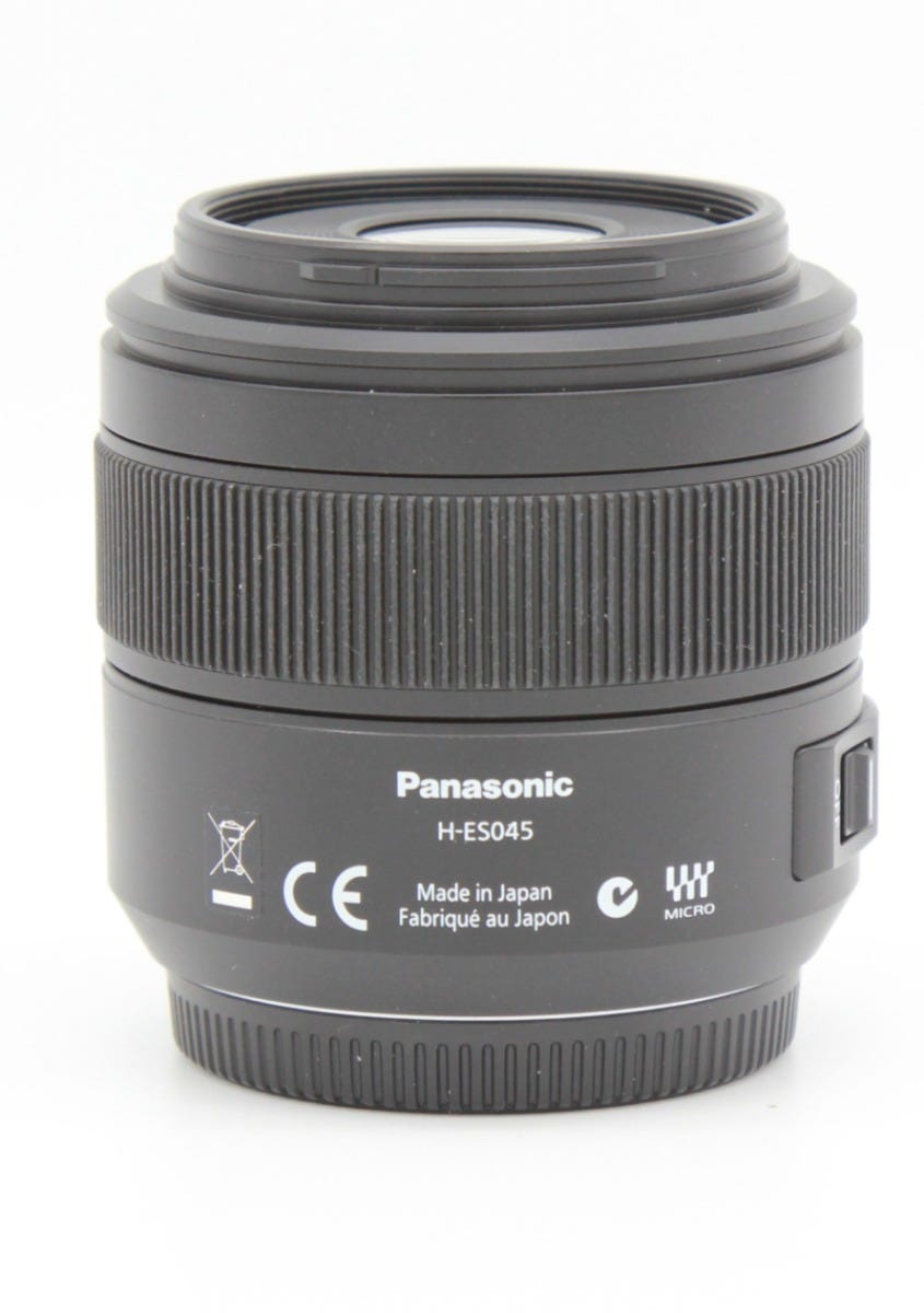 Used Panasonic Leica 45mm f2.8 DG Elmarit Macro Lens (MFT) S/N:XT5LG001133