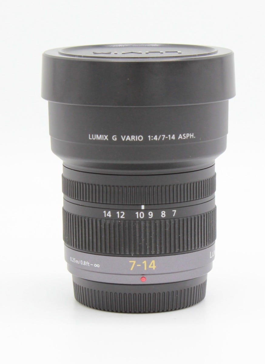 Used Panasonic Lumix 7-14mm f/4 G Vario ASPH Lens (MFT) S/N:BR1LK201693