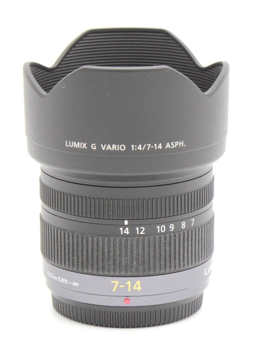 Used Panasonic Lumix  7-14mm f/4 G Vario ASPH Lens (MFT) S/N:SN6HH001247