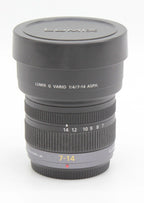 Used Panasonic Lumix  7-14mm f/4 G Vario ASPH Lens (MFT) S/N:SN6HH001247