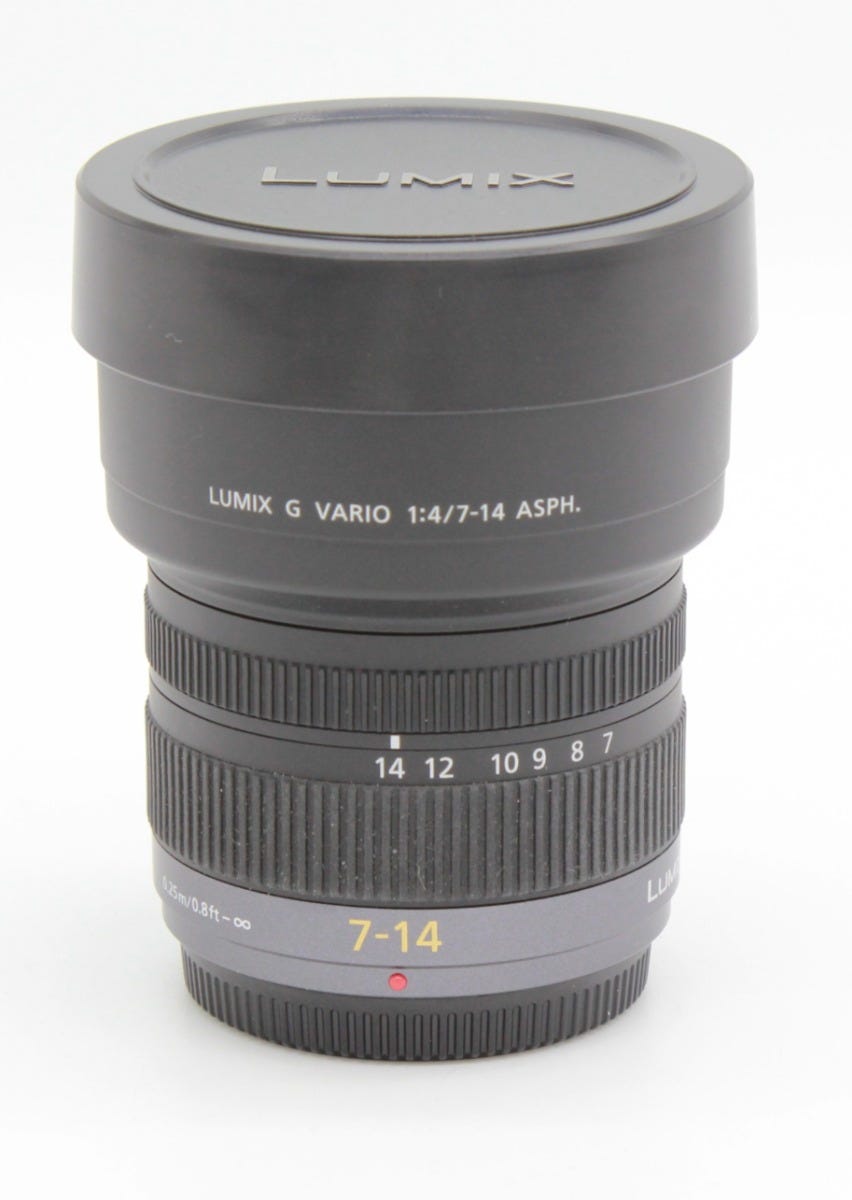 Used Panasonic Lumix  7-14mm f/4 G Vario ASPH Lens (MFT) S/N:SN6HH001247