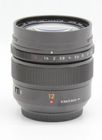 Used Panasonic Leica DG Summilux 12mm f/1.4 MFT Lens S/N:XT8KB101005