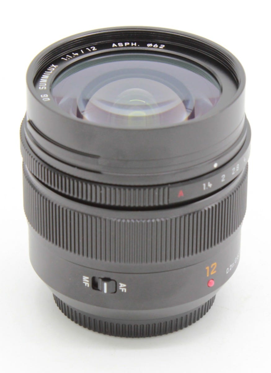 Used Panasonic Leica DG Summilux 12mm f/1.4 MFT Lens S/N:XT8KB101005