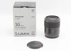 Used Panasonic Lumix Leica G 30mm Macro F2.8 ASPH S/N XT5EA001620