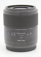 Used Panasonic Lumix Leica G 30mm Macro F2.8 ASPH S/N XT5EA001620