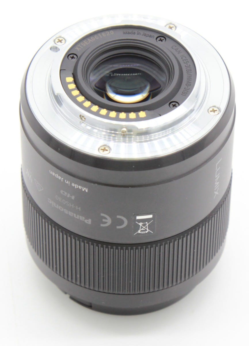 Used Panasonic Lumix Leica G 30mm Macro F2.8 ASPH S/N XT3HK201285