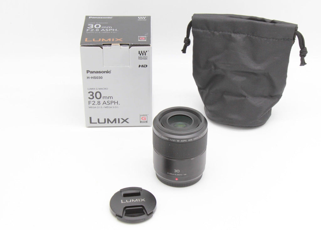 Used Panasonic Lumix Leica G 30mm Macro F2.8 ASPH S/N XT3HK201285