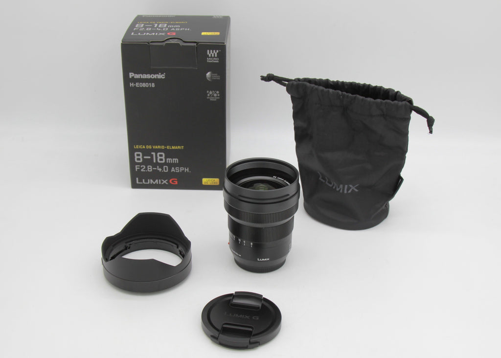 Used Panasonic Lumix Leica DG Vario-Elmarit 8-18mm F2.8-4 ASPH S/N BR0DD201781