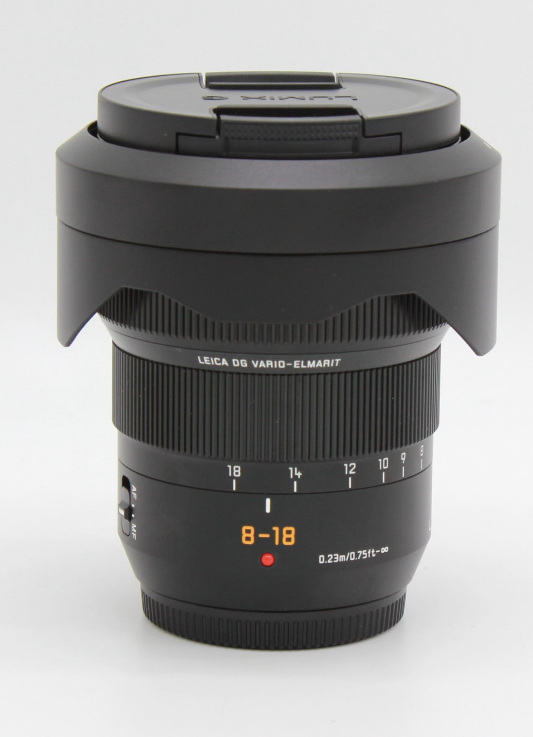 Used Panasonic Lumix Leica DG Vario-Elmarit 8-18mm F2.8-4 ASPH S/N BR0DD201781