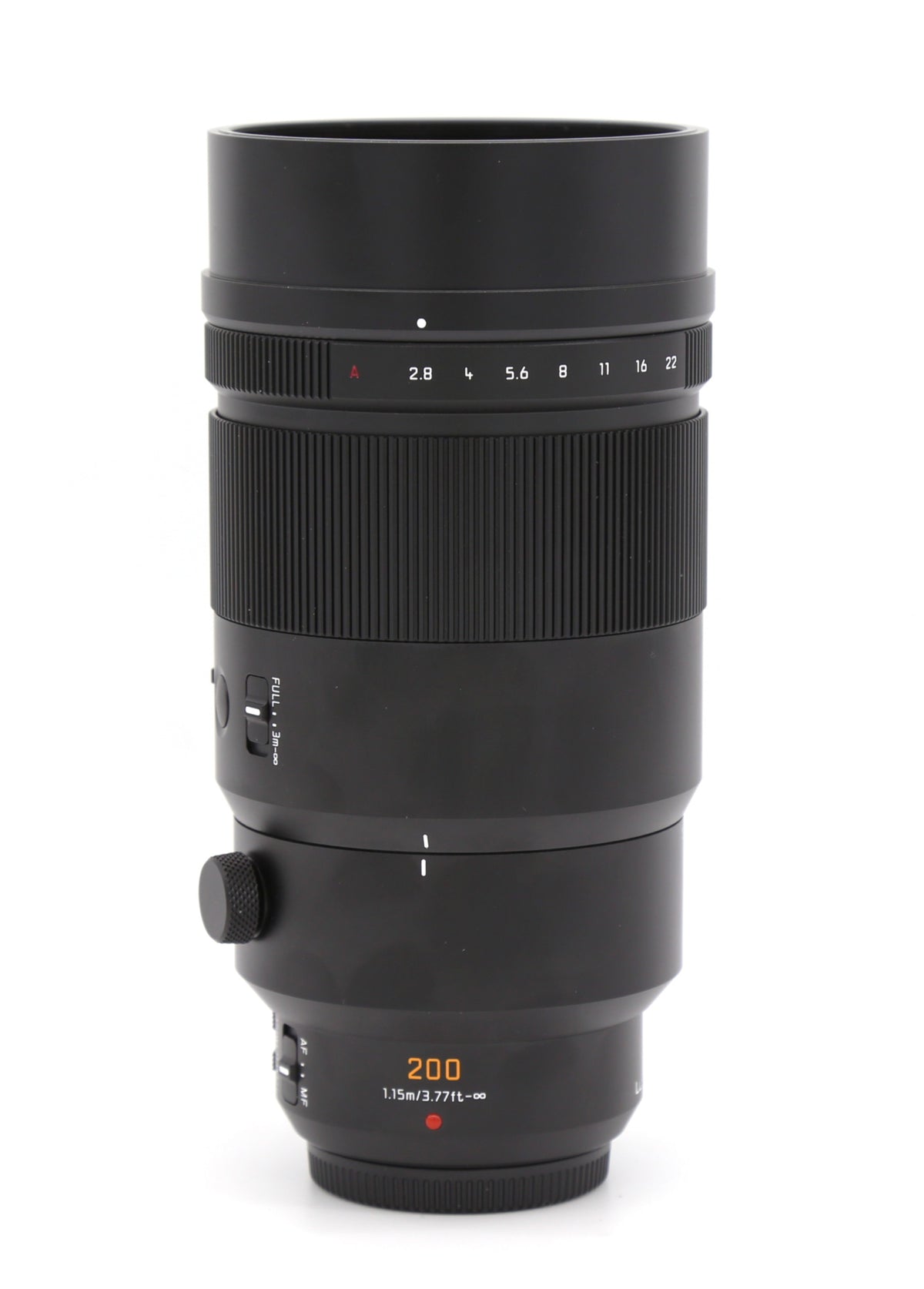Used Panasonic Lumix Leica DG Elmarit 200mm f/2.8 Power OIS w. 1.4 Conv  S/N JF8CA101050