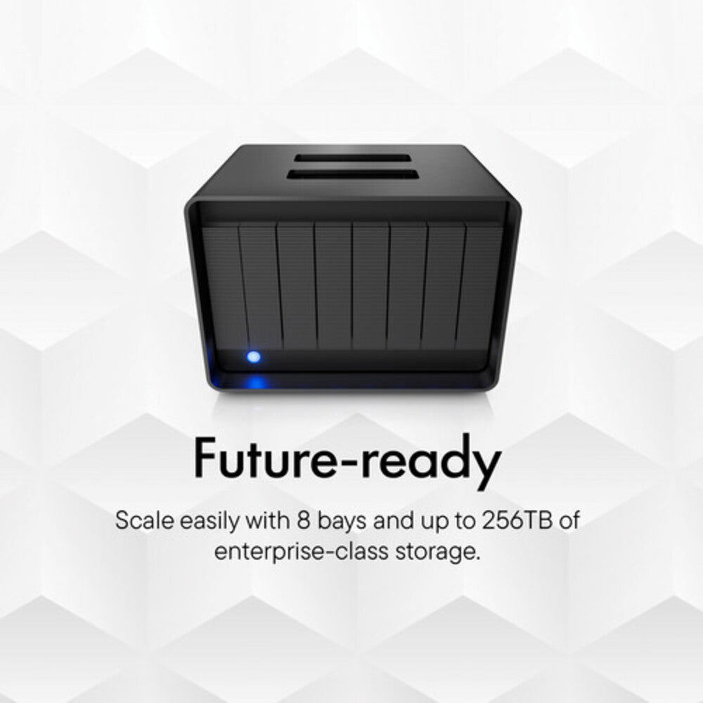 LaCie 8big Pro5 32TB (8x4TB) Thunderbolt 5 multi-bay RAID Drive (up to 120 GBps)