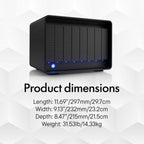 LaCie 8big Pro5 32TB (8x4TB) Thunderbolt 5 multi-bay RAID Drive (up to 120 GBps)