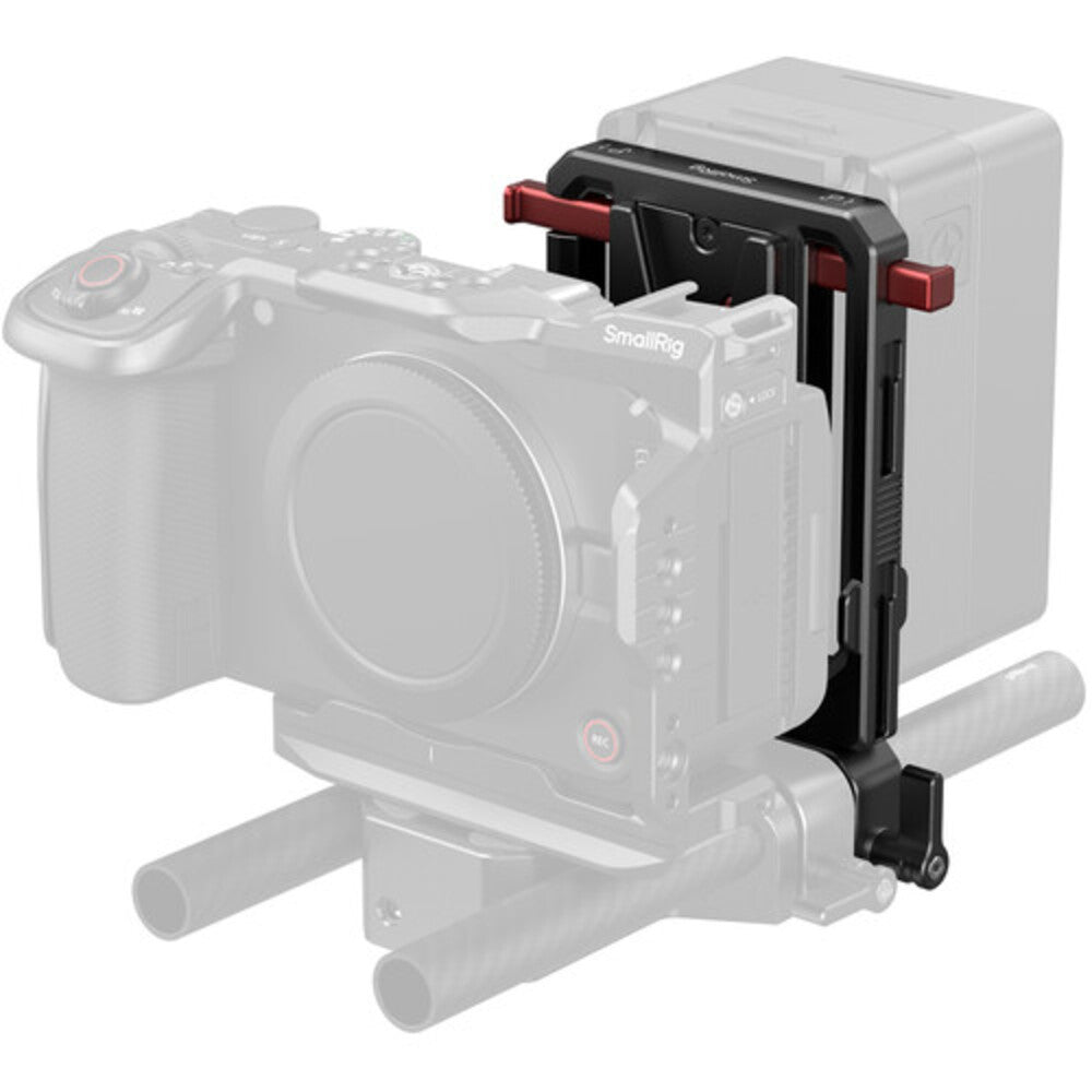SmallRig Rotatable V-Mount Battery Plate with Dual V-Locks and 15mm Dual Rod Clamp 6273
