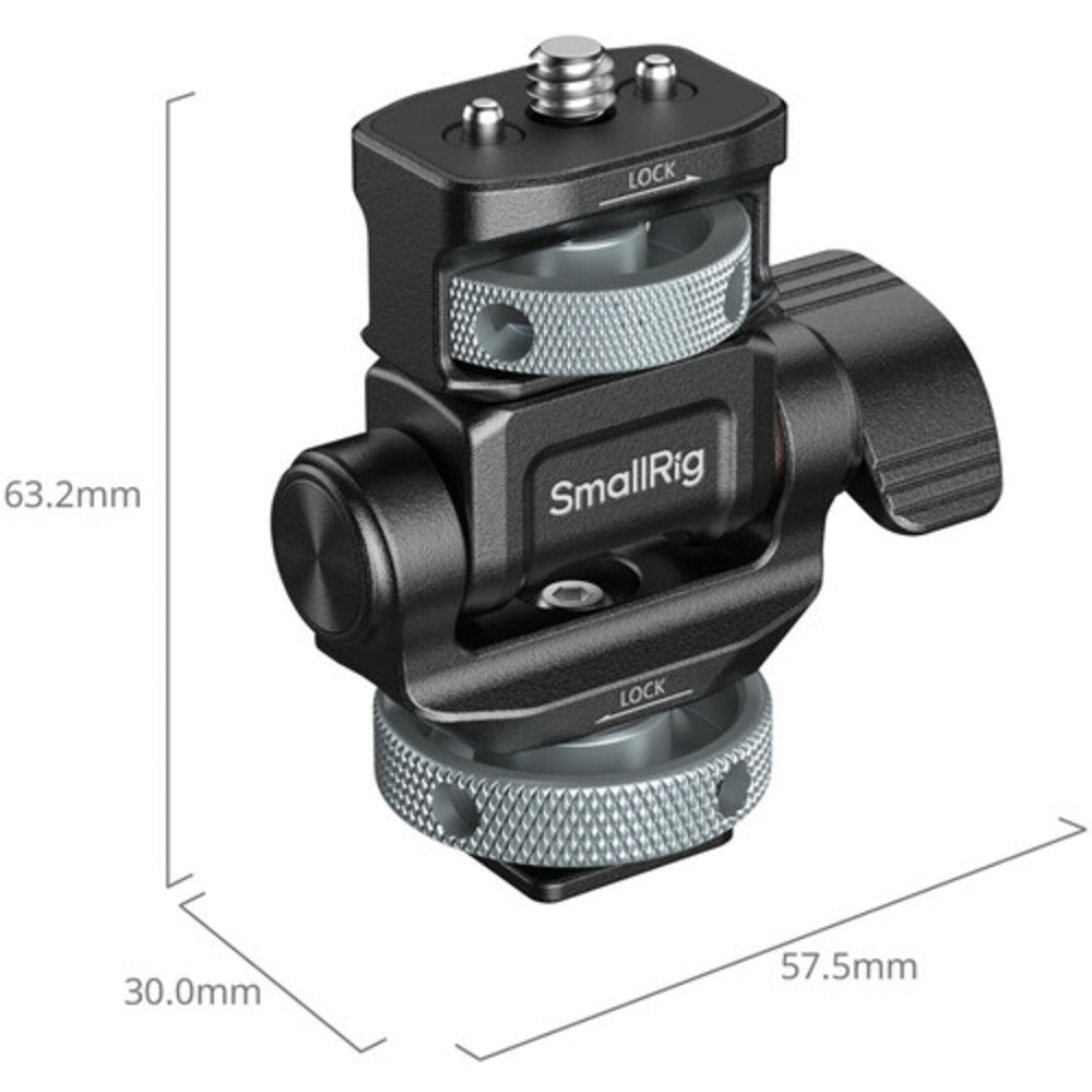 SmallRig Monitor Support for Horizontal & Vertical Shooting with Cold Shoe Mount 6313