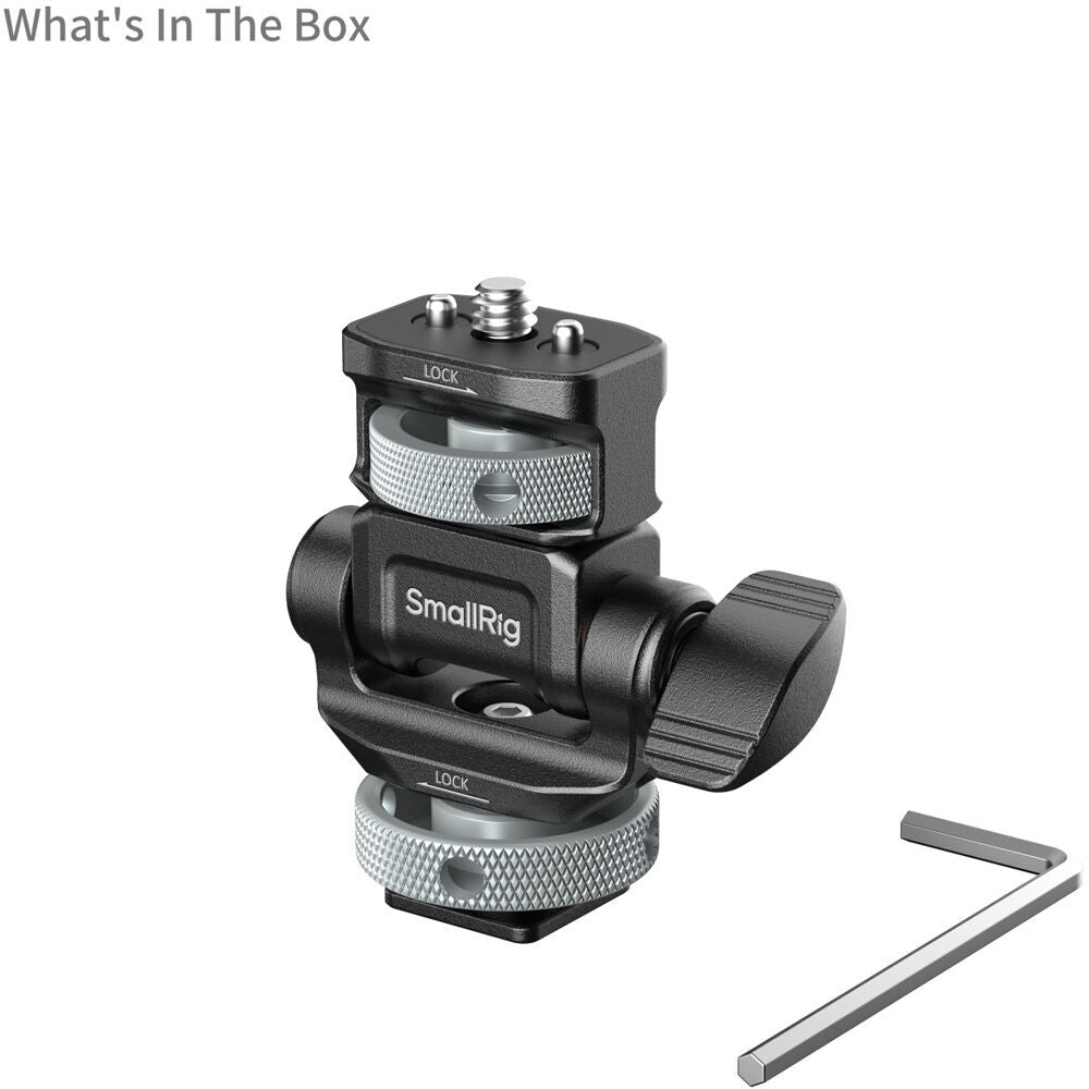 SmallRig Monitor Support for Horizontal & Vertical Shooting with Cold Shoe Mount 6313