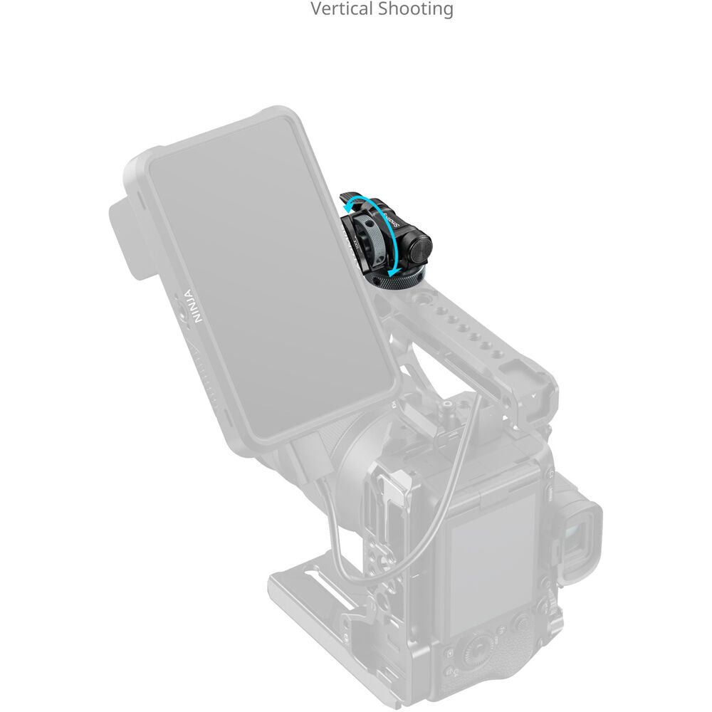 SmallRig Monitor Support for Horizontal & Vertical Shooting with Cold Shoe Mount 6313