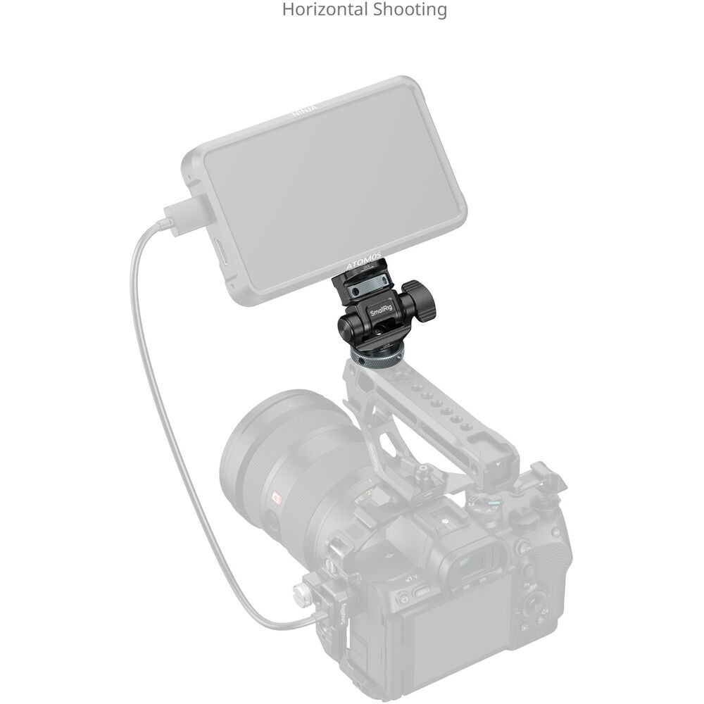 SmallRig Monitor Support for Horizontal & Vertical Shooting with Cold Shoe Mount 6313
