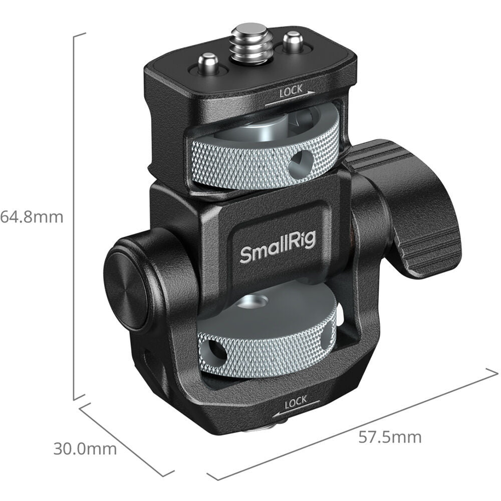 SmallRig Monitor Support for Horizontal & Vertical Shooting with ARRI 3/8"-16 Locating Screw 6314