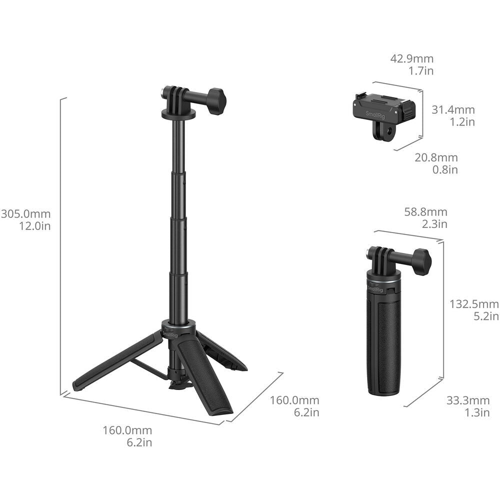 SmallRig Selfie Stick Support for DJI Osmo Action 6 / Nano 6149