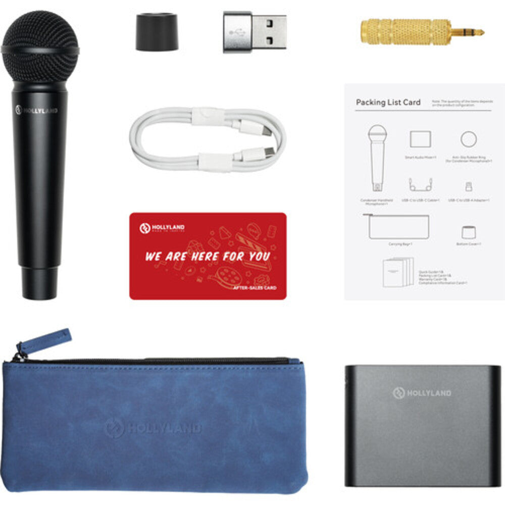 Hollyland MELO P1 Solo Wireless Handheld Microphone System (Space Gray)
