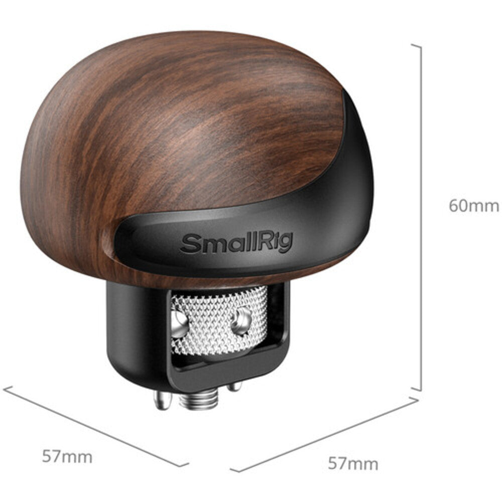 SmallRig mini Wooden Side Handle with 1/4''-20 Locating Screw 5926