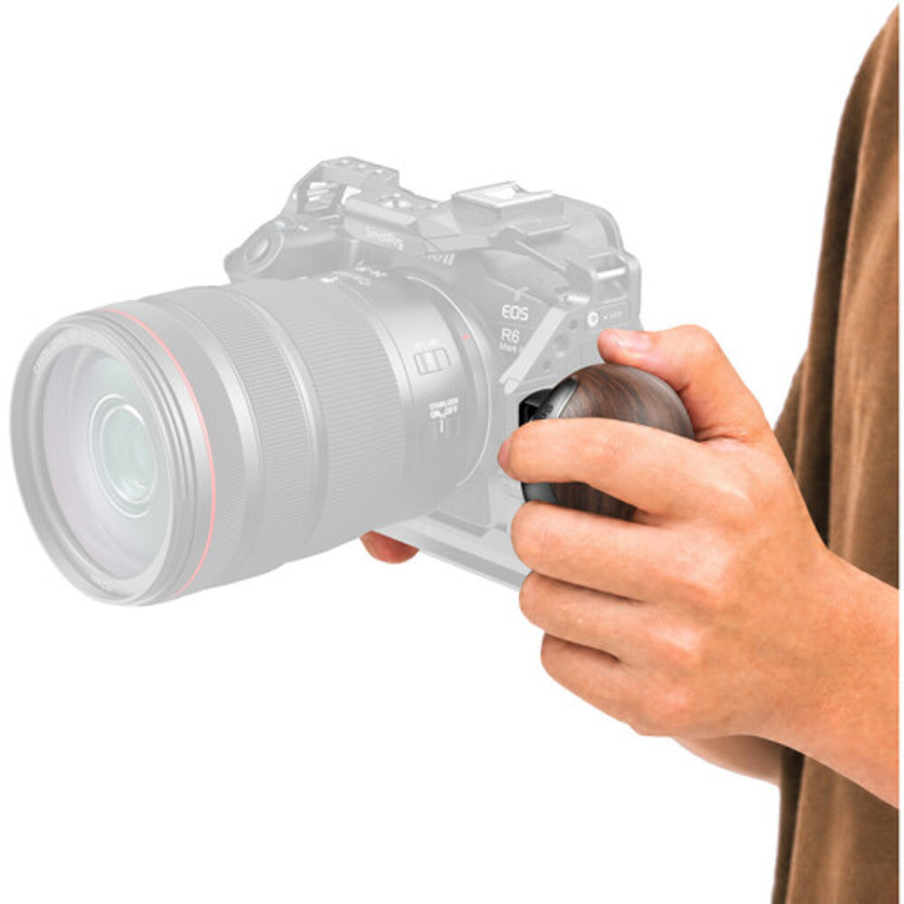 SmallRig mini Wooden Side Handle with 1/4''-20 Locating Screw 5926