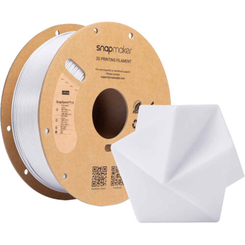 Snapmaker SnapSpeed 1kg PLA Filament with RFID - Cool White
