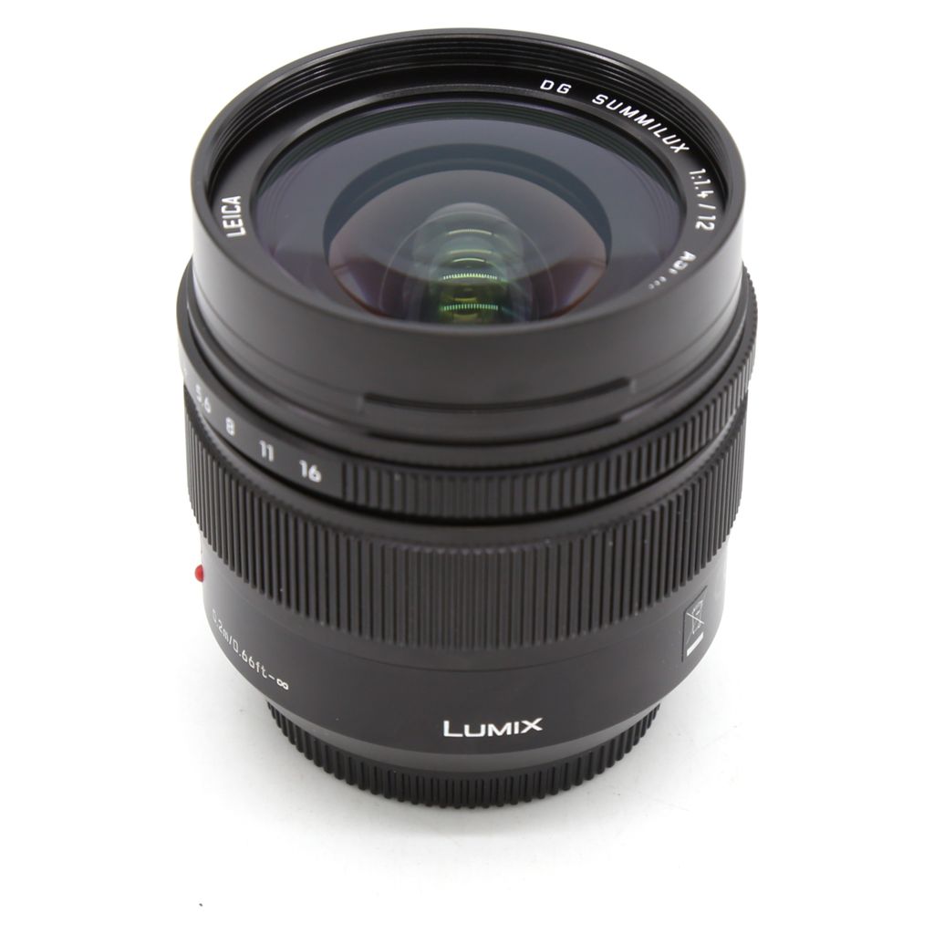Used Panasonic Leica 12mm f1.4 DG Summilux Prime Lens S/N - XT7HA101188