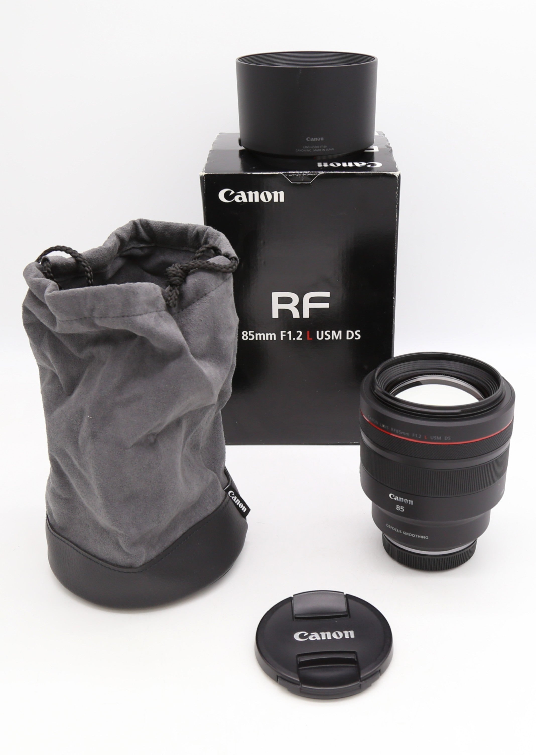 Used Canon RF 85mm f/1.2 L USM DS Prime Lens S/N:8700000114