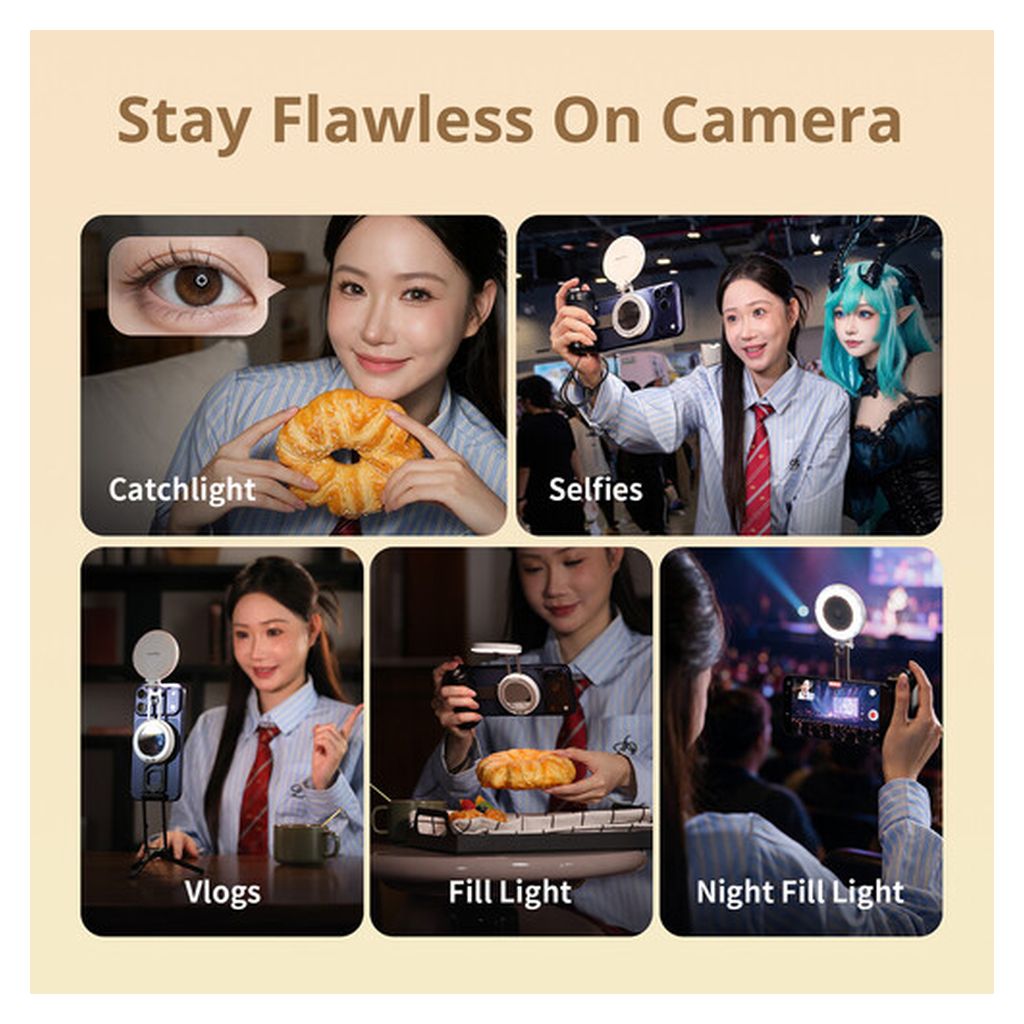 SmallRig M2 Attachable Mobile Phone LED Video Light (White) 6155