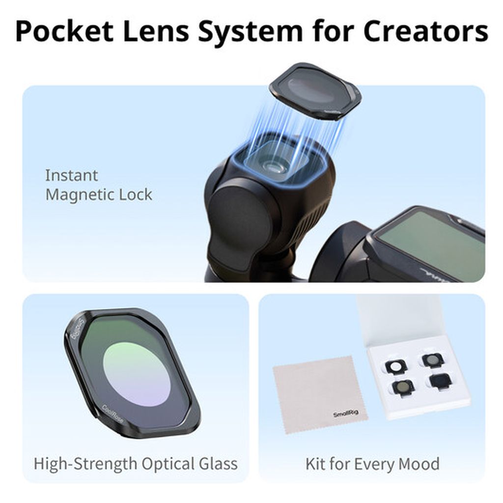 SmallRig Light Pollution Filter for Insta360 Luna Pro 7108