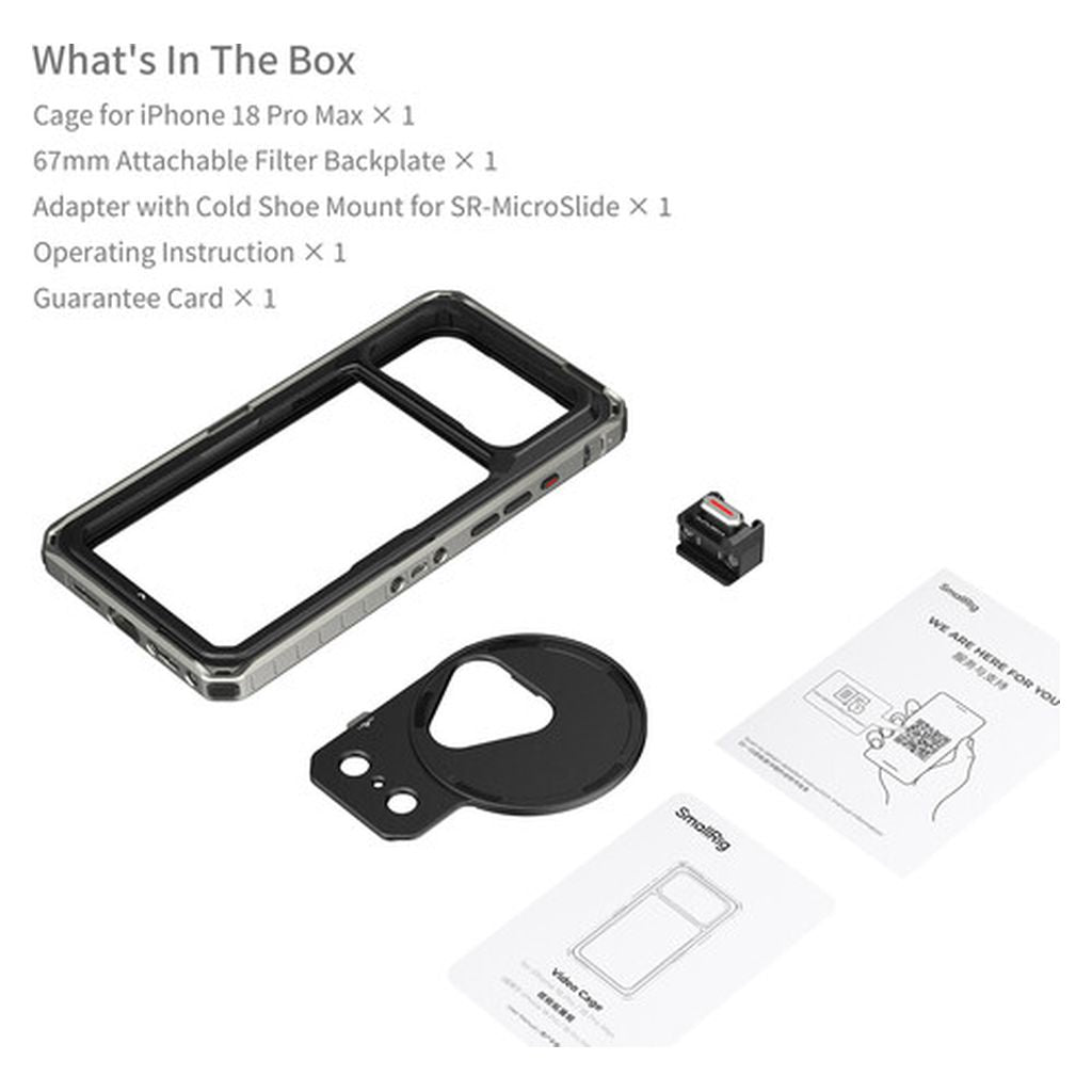 SmallRig Video Cage for iPhone 18 Pro Max 6901