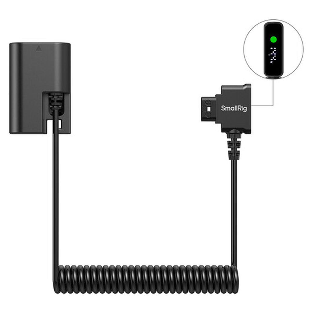 SmallRig Dummy Battery Power Cable for D-tap for Canon LP-E6P 6656