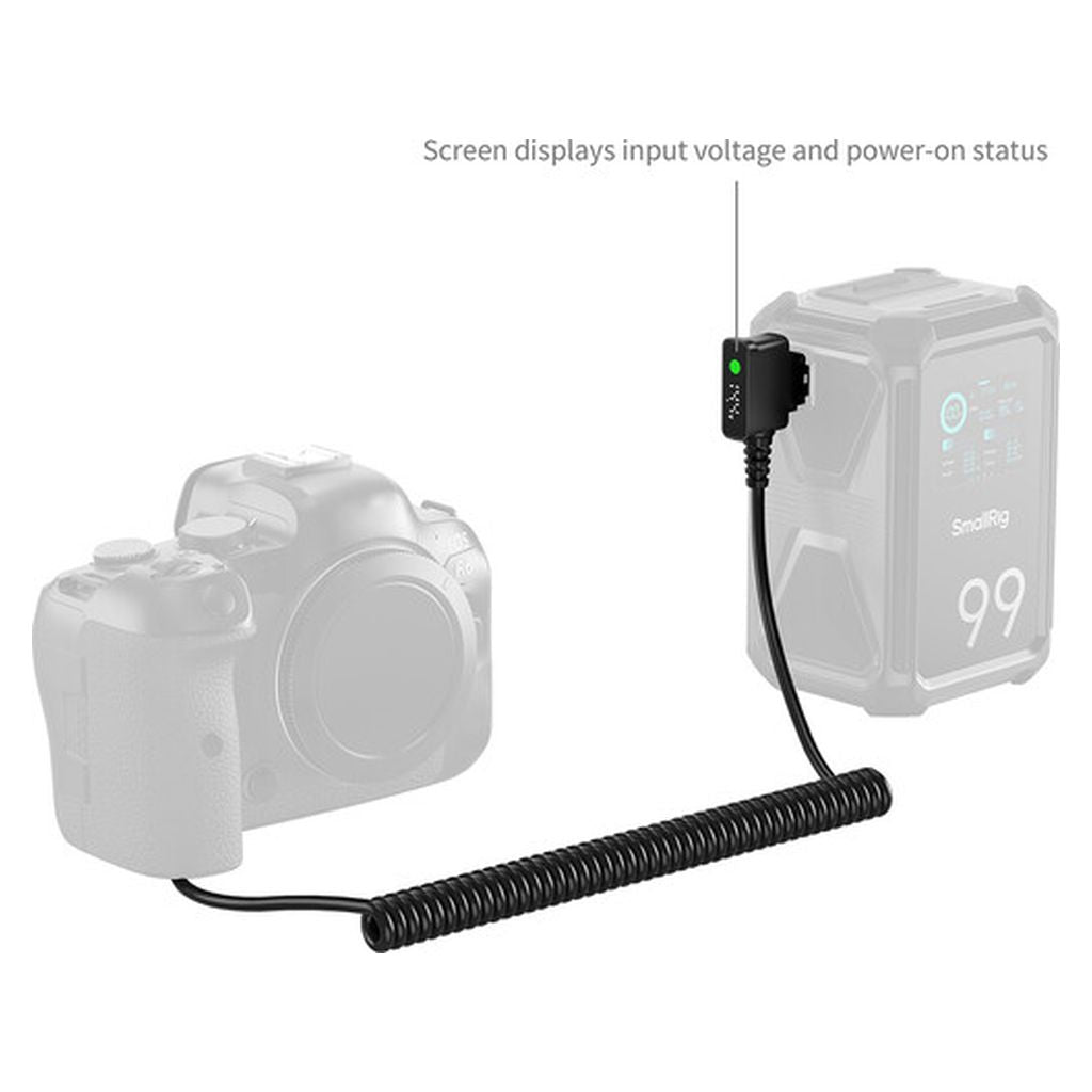 SmallRig Dummy Battery Power Cable for D-tap for Canon LP-E6P 6656