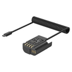 SmallRig Dummy Battery Power Cable for USB-C for Panasonic DMW-BLK22 6657