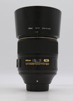 Used Nikon AF-S 105mm f/1.4E ED NIKKOR Prime Lens S/N 2002934