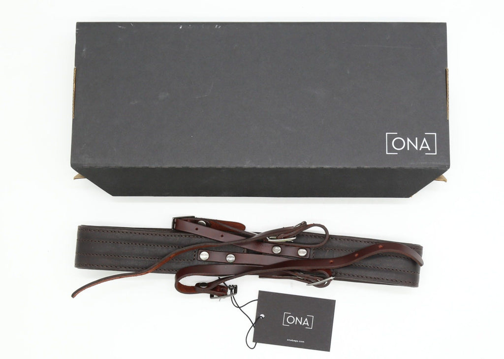 Used ONA Presidio Camera Strap Italian Leather - Dark Truffle