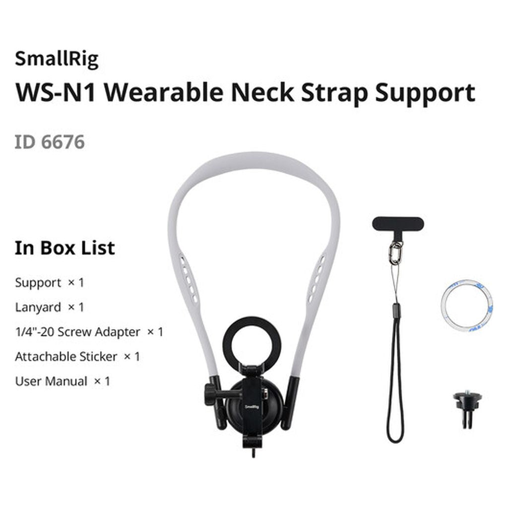 SmallRig WS-N1 Wearable Neck Strap Support 6676