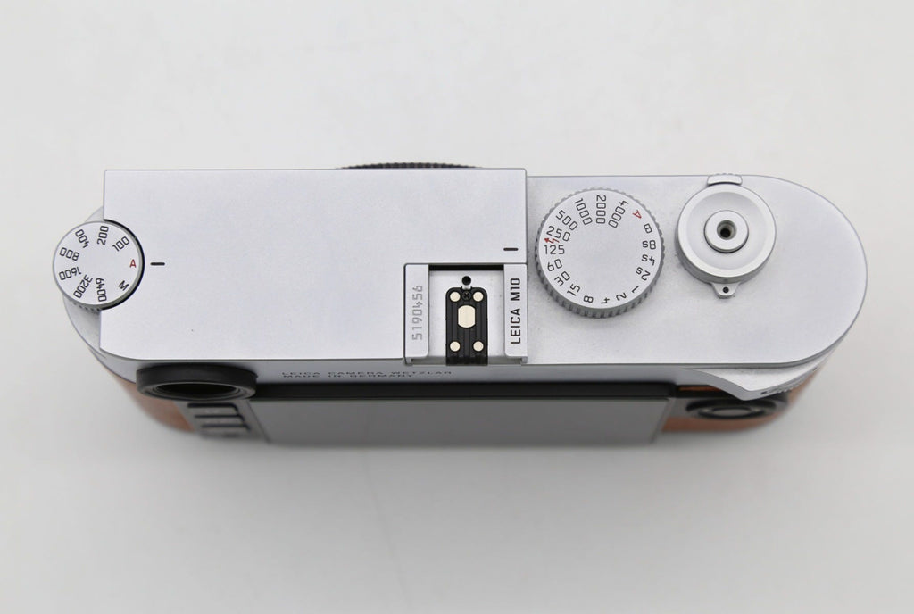 Used Leica M10 Silver Chrome Finish with Tan Leather SN 05190456