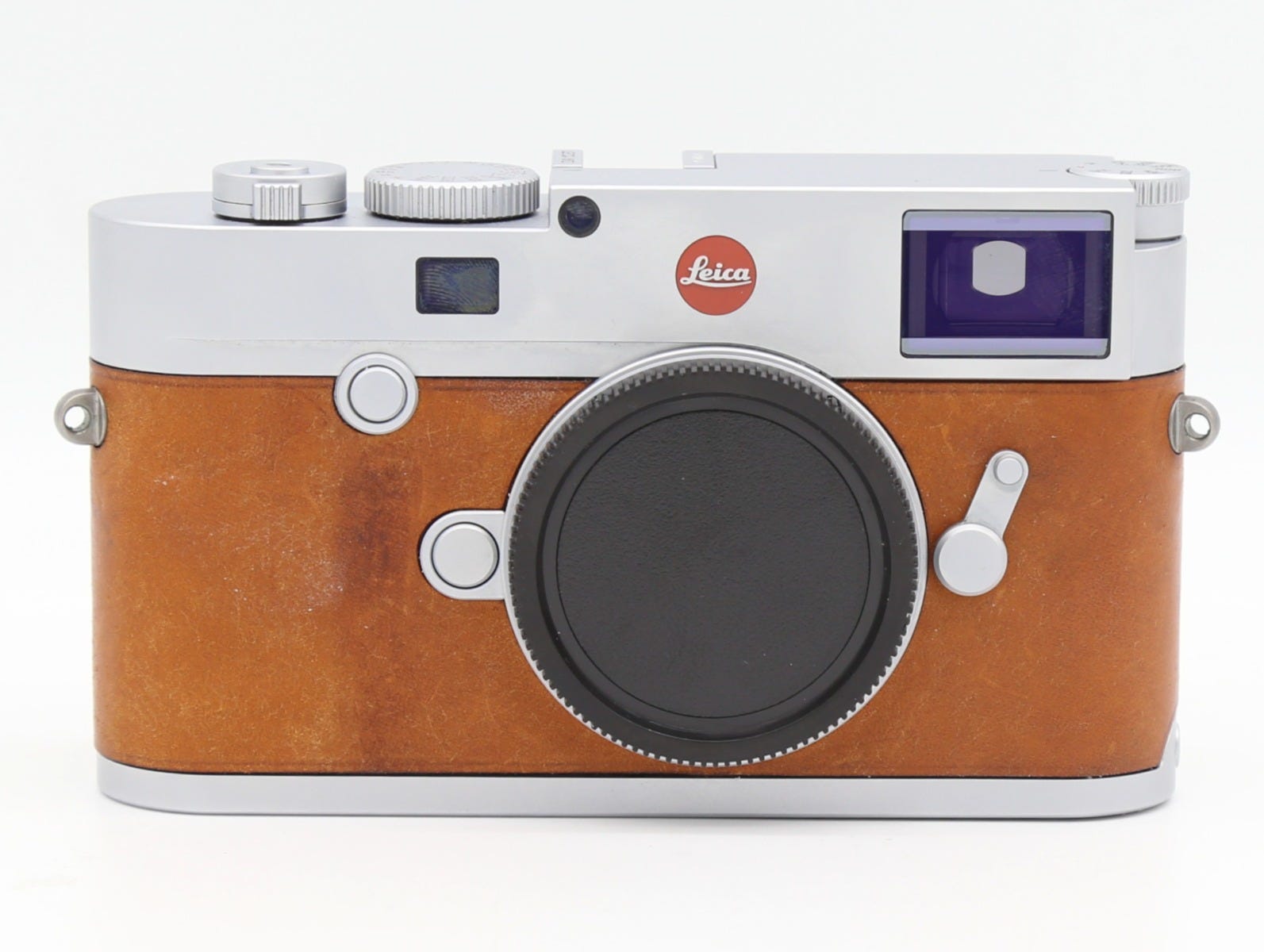 Used Leica M10 Silver Chrome Finish with Tan Leather SN 05190456