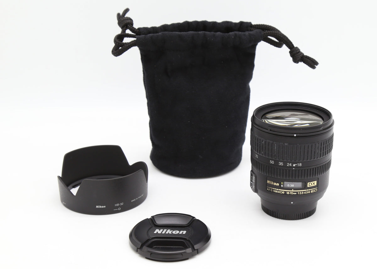 Used Nikon DX AF-S 18-70mm f3.5-4.5G Zoom S/N 3009446