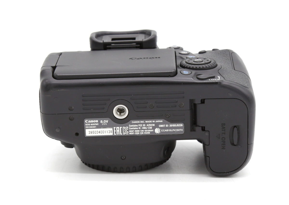 Used Canon EOS 80D Body Only SN: 395024001138