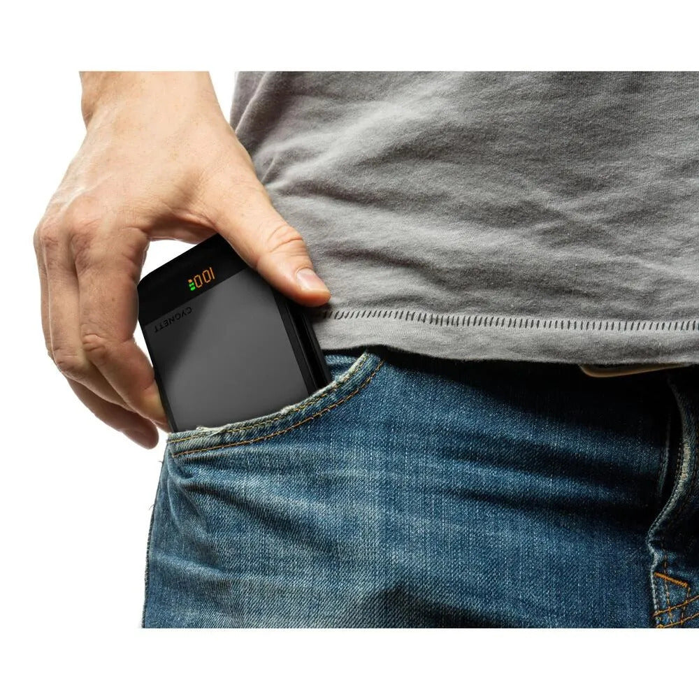 Open Box Cygnett MagSlim 5K Magnetic Wireless Power Bank -Black