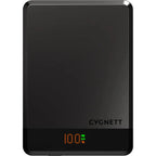 Open Box Cygnett MagSlim 5K Magnetic Wireless Power Bank -Black