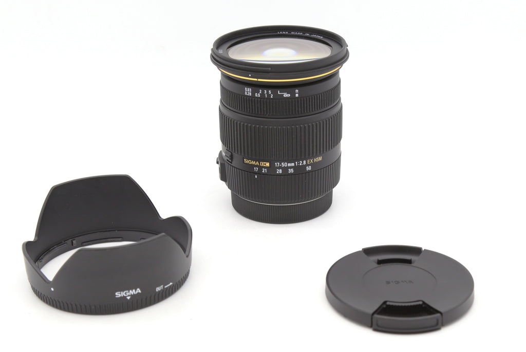 Used Sigma 17-50mm F2.8 EX HSM For Canon EF-S Mount SN: 16155007