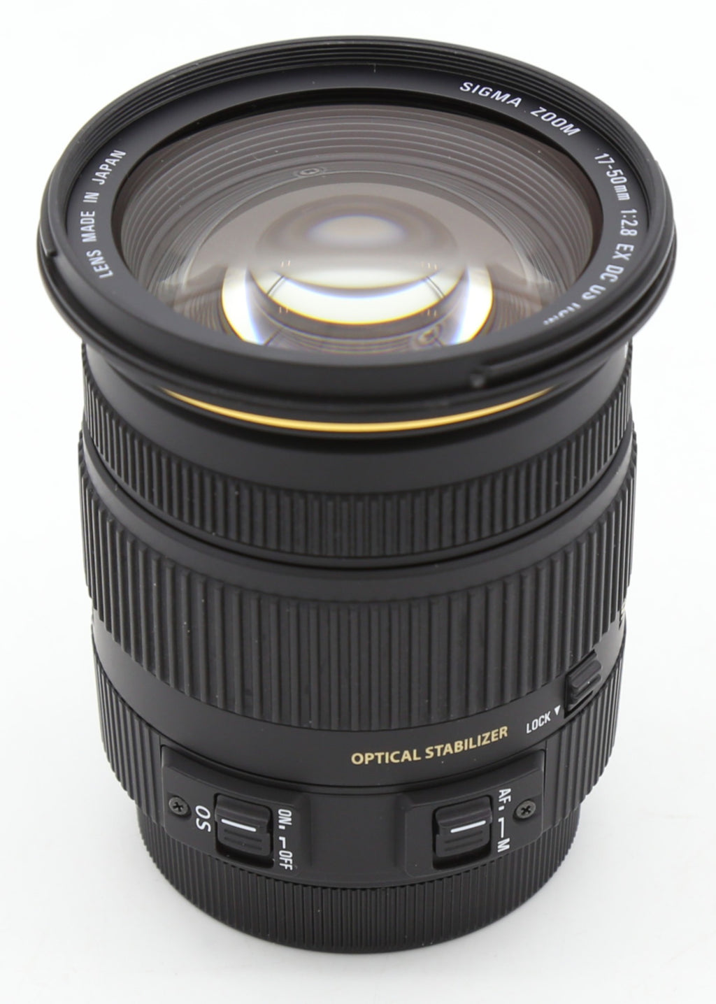 Used Sigma 17-50mm F2.8 EX HSM For Canon EF-S Mount SN: 16155007